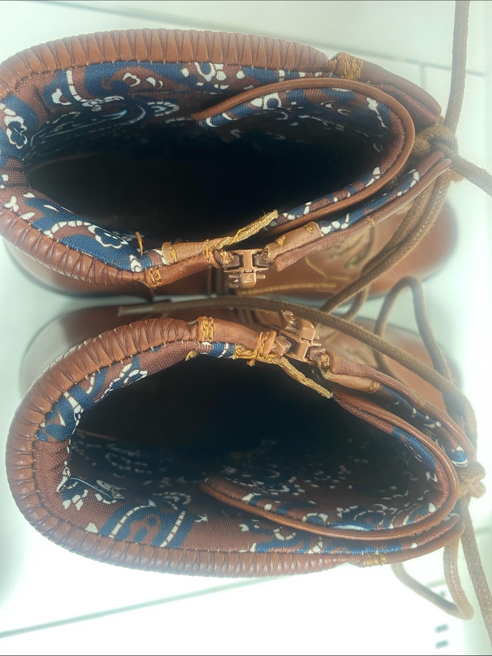 BareTraps Cognac Lace-Up Ankle Boot Size 9.5 - Picture 10 of 16